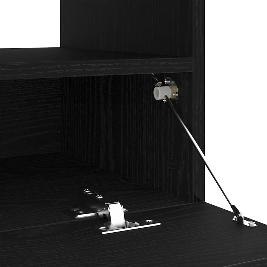 TV ormar Crni hrast 80 x 35 x 40 cm Konstruirano drvo