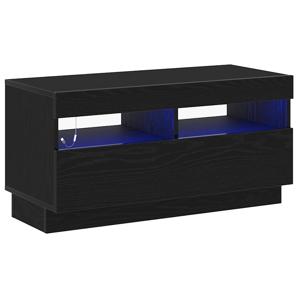 TV ormar Crni hrast 80 x 35 x 40 cm Konstruirano drvo