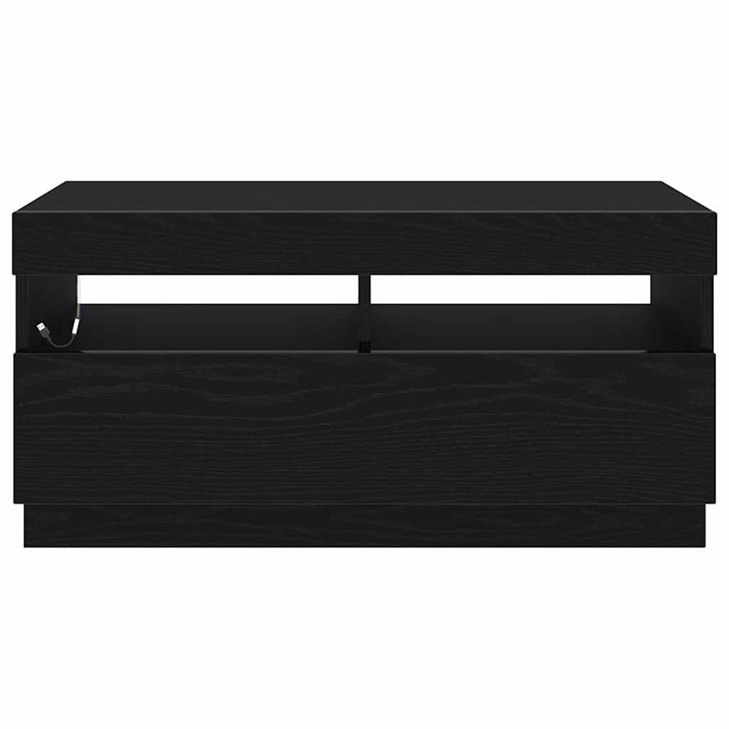 TV ormar Crni hrast 80 x 35 x 40 cm Konstruirano drvo