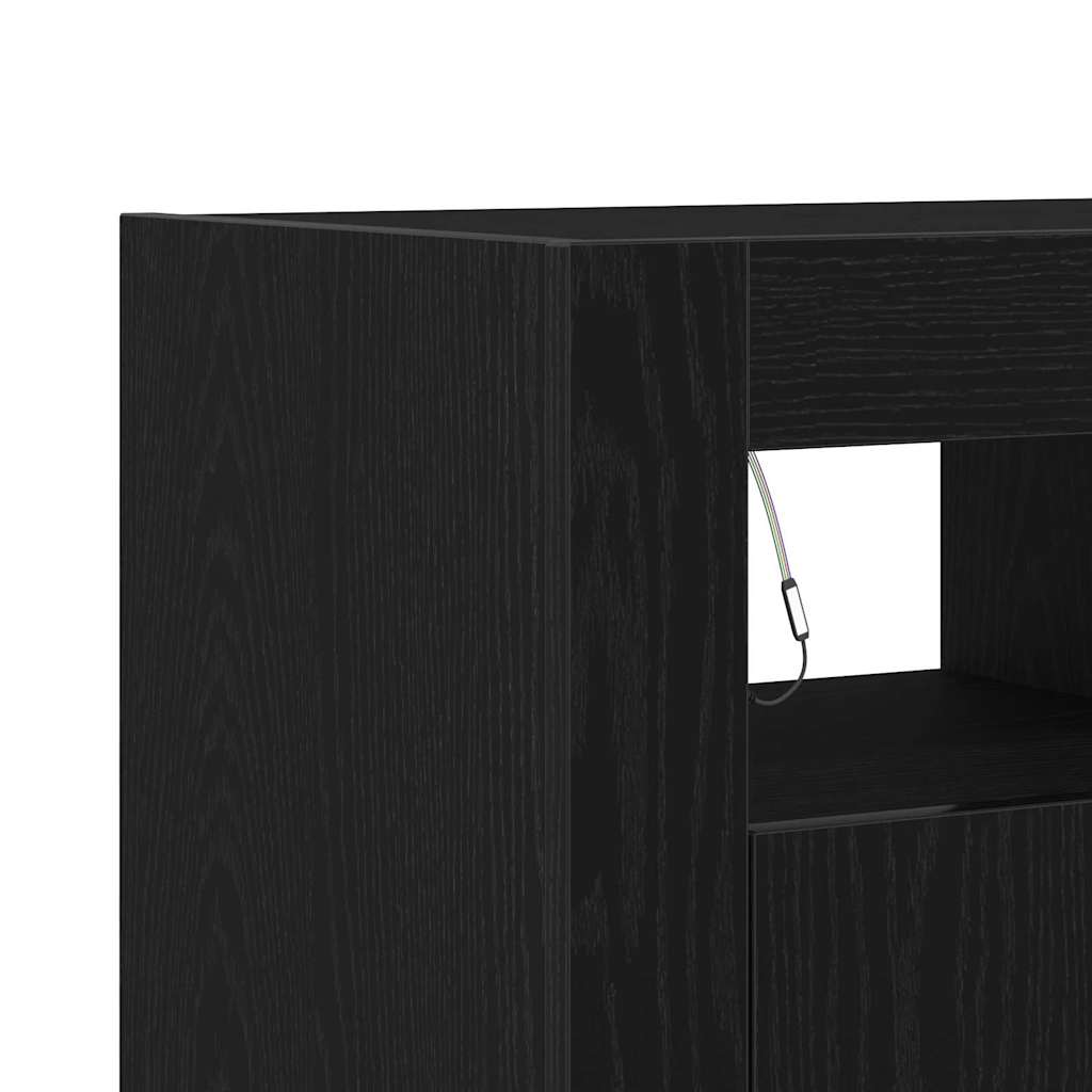 Kreveta Crni hrast 80 x 35 x 75 cm Konstruirano drvo