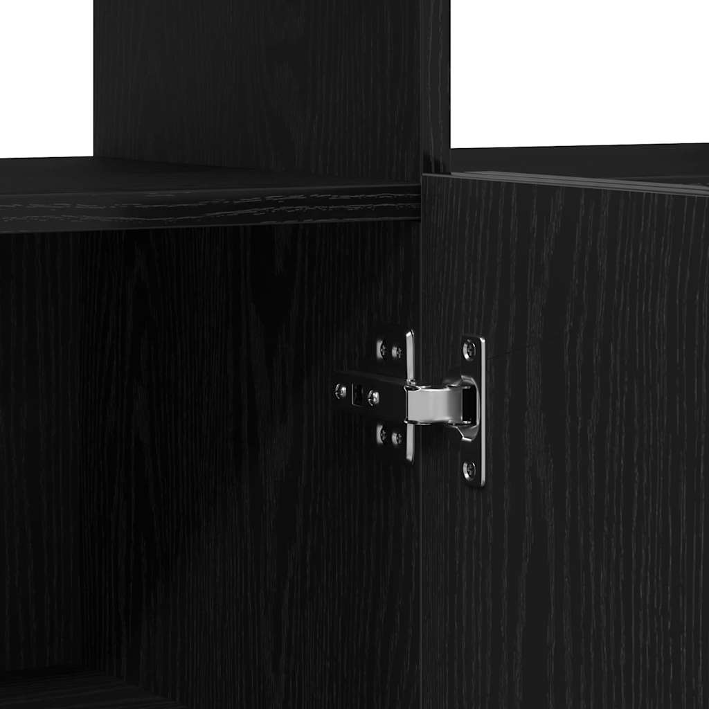 Kreveta Crni hrast 80 x 35 x 75 cm Konstruirano drvo