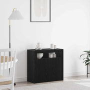 Kreveta Crni hrast 80 x 35 x 75 cm Konstruirano drvo