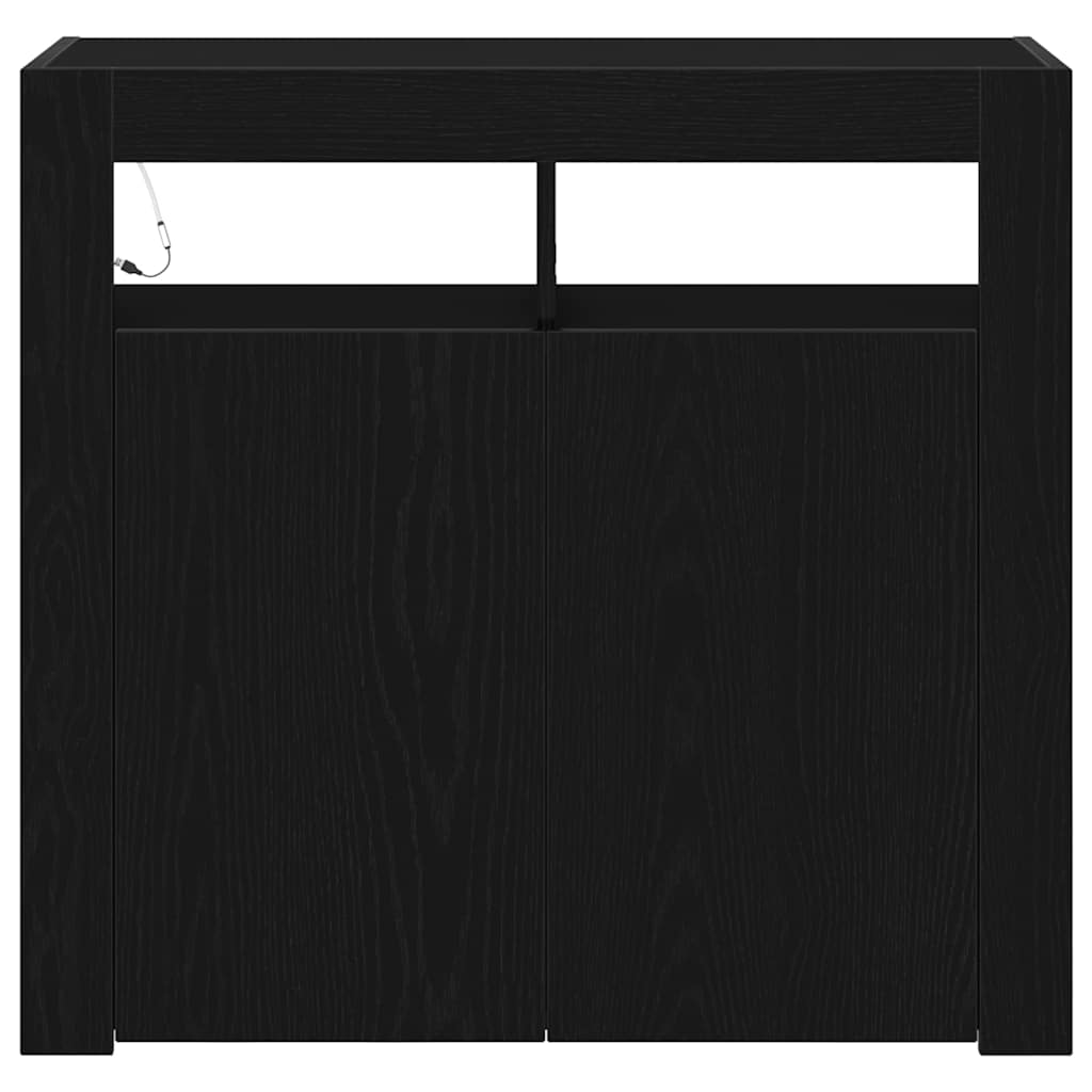 Kreveta Crni hrast 80 x 35 x 75 cm Konstruirano drvo