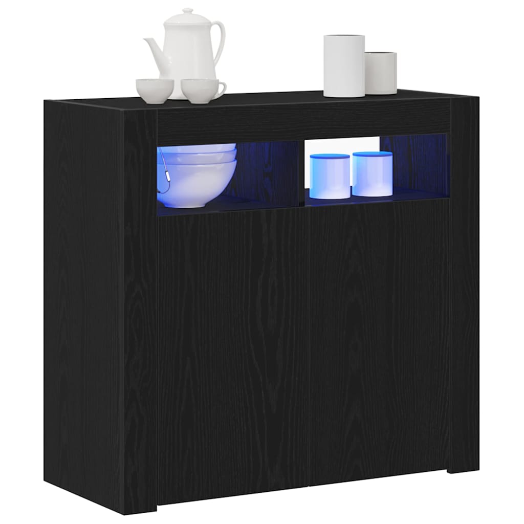 Kreveta Crni hrast 80 x 35 x 75 cm Konstruirano drvo