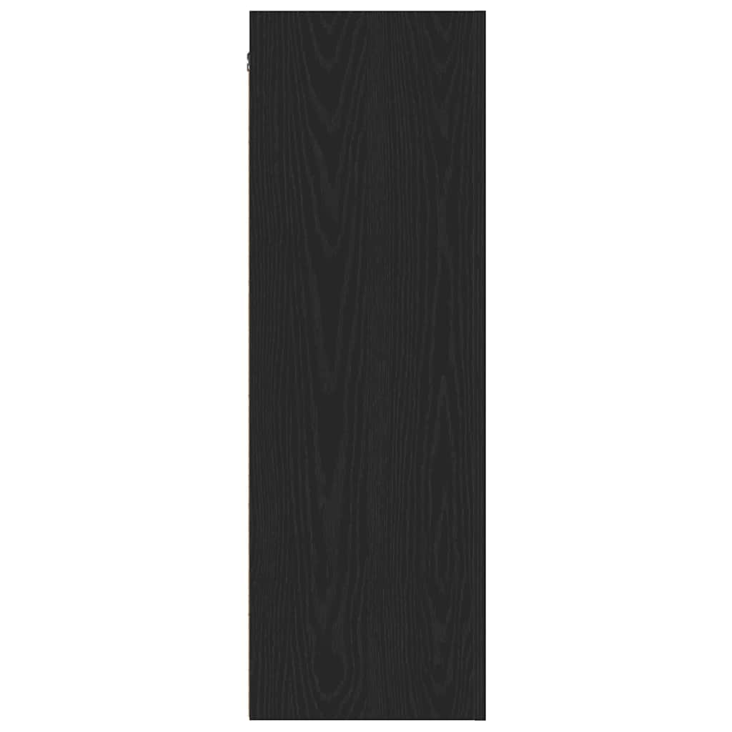 TV Kabinet za Zid Zidne 2 pcs Crni hrast 30,5 x 28,5 x 90 cm