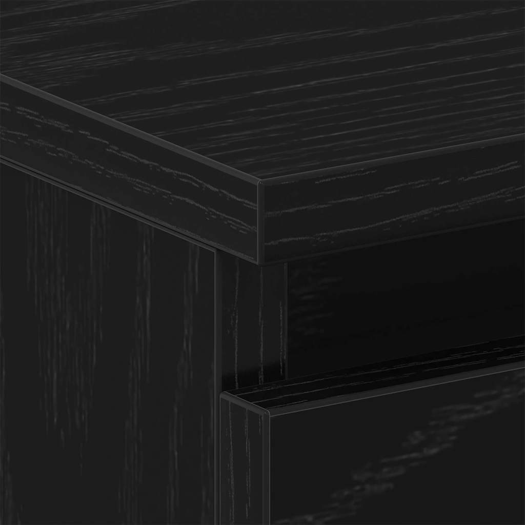 Noćni ormar Crni hrast 40 x 30 x 39 cm Konstruirano drvo