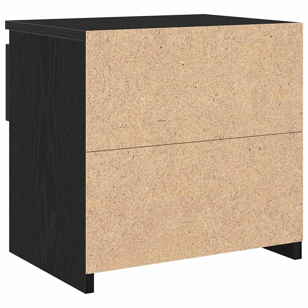 Noćni ormar Crni hrast 40 x 30 x 39 cm Konstruirano drvo
