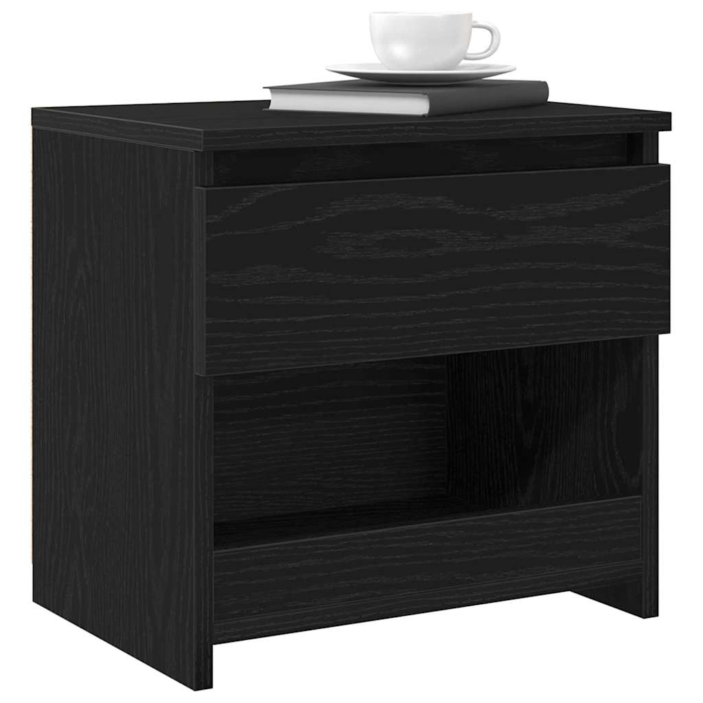Noćni ormar Crni hrast 40 x 30 x 39 cm Konstruirano drvo