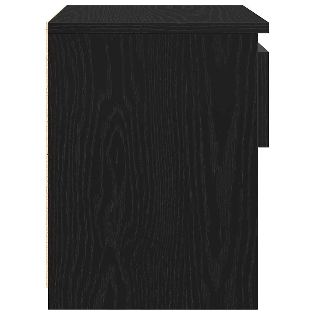 Noćni ormar Crni hrast 40 x 30 x 39 cm Konstruirano drvo