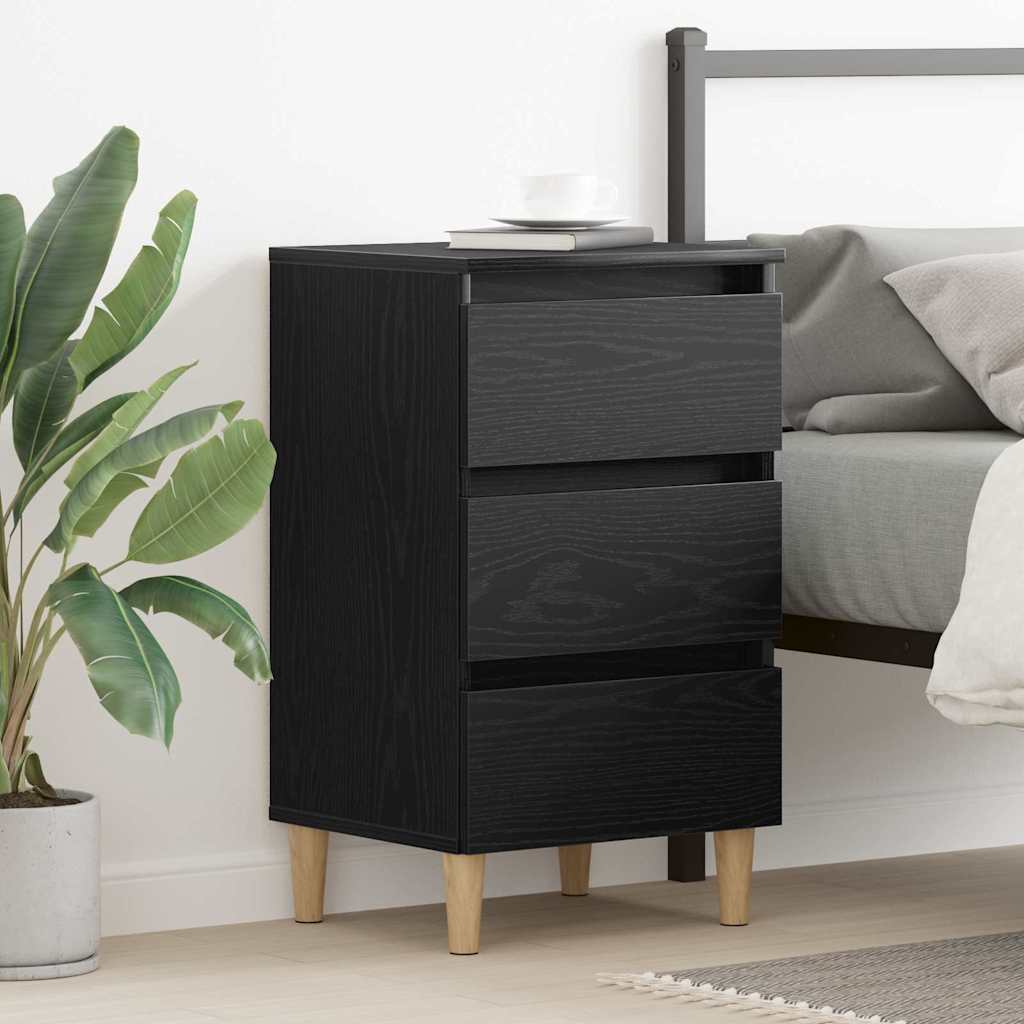 Noćni ormar Crni hrast 40 x 35 x 69 cm Konstruirano drvo