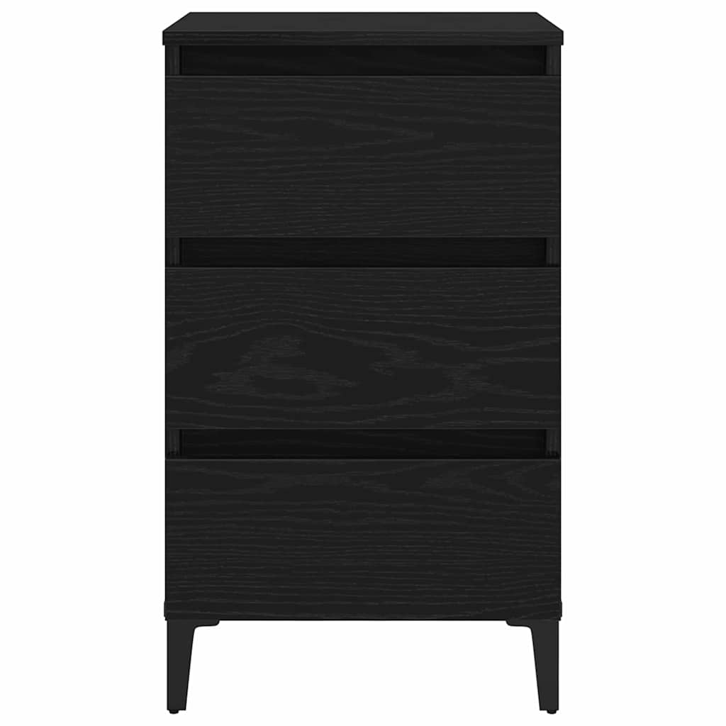 Noćni ormar Crni hrast 40 x 35 x 69 cm Konstruirano drvo