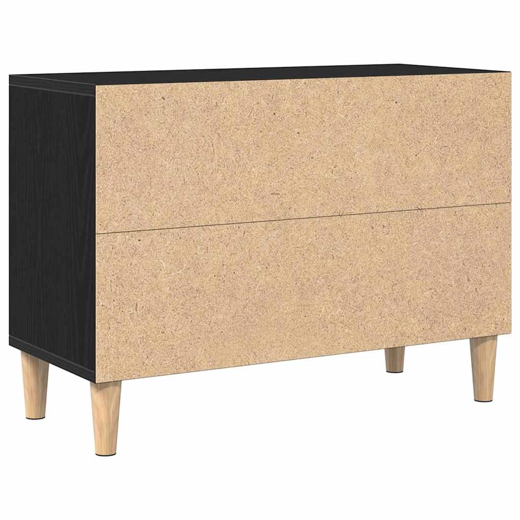 TV ormar Crni hrast 69,5 x 30 x 50 cm Konstruirano drvo