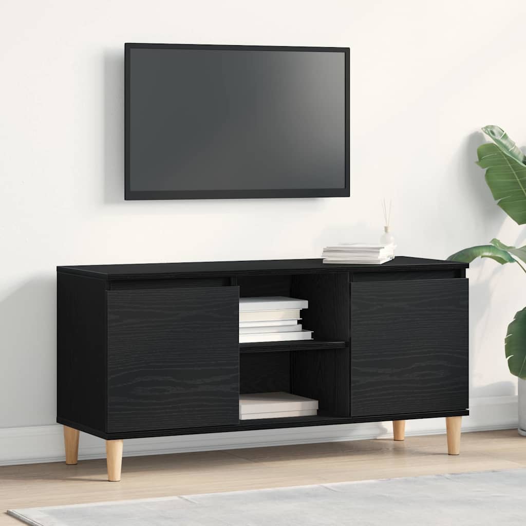 TV ormar Crni hrast 102 x 35 x 50 cm Konstruirano drvo