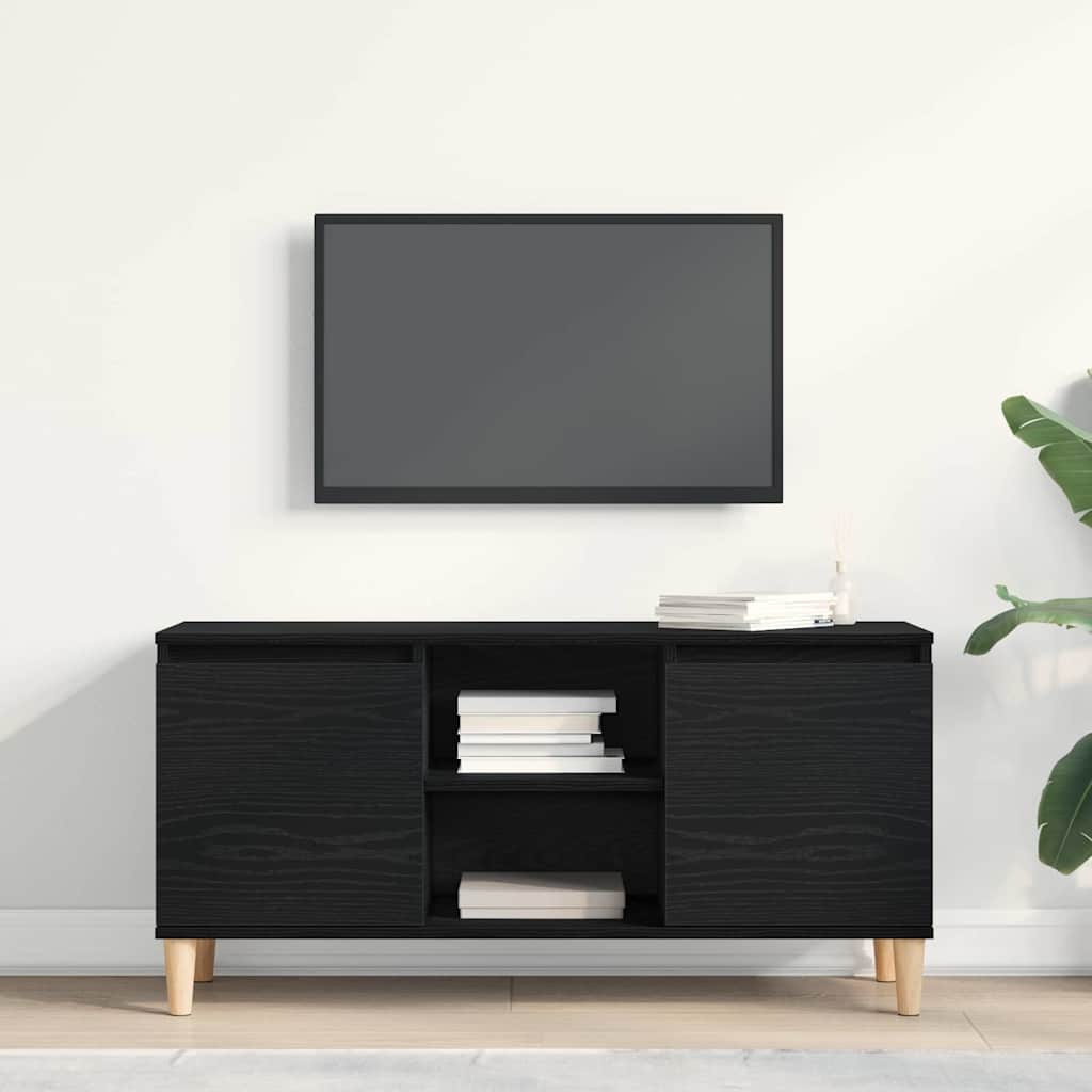 TV ormar Crni hrast 102 x 35 x 50 cm Konstruirano drvo