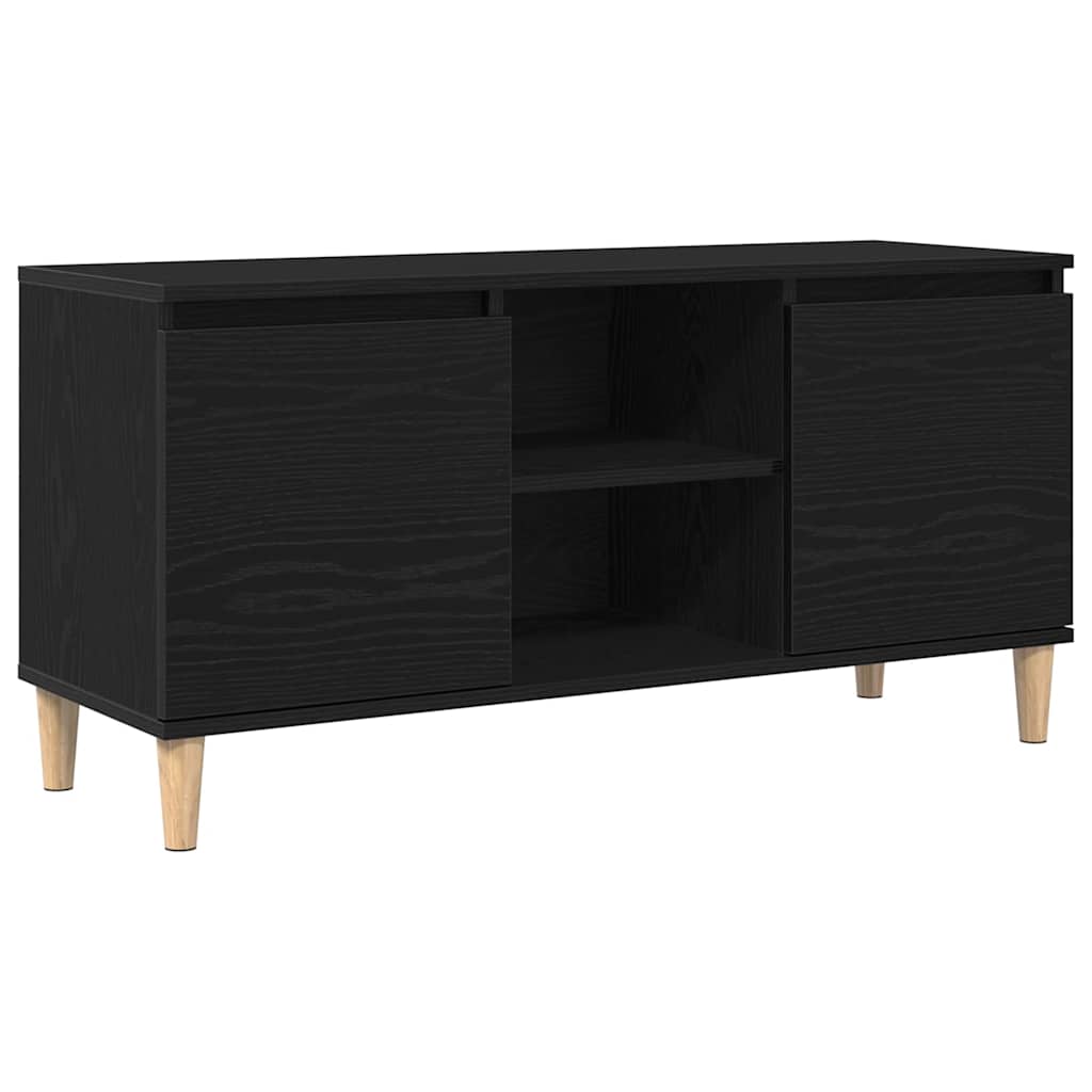 TV ormar Crni hrast 102 x 35 x 50 cm Konstruirano drvo