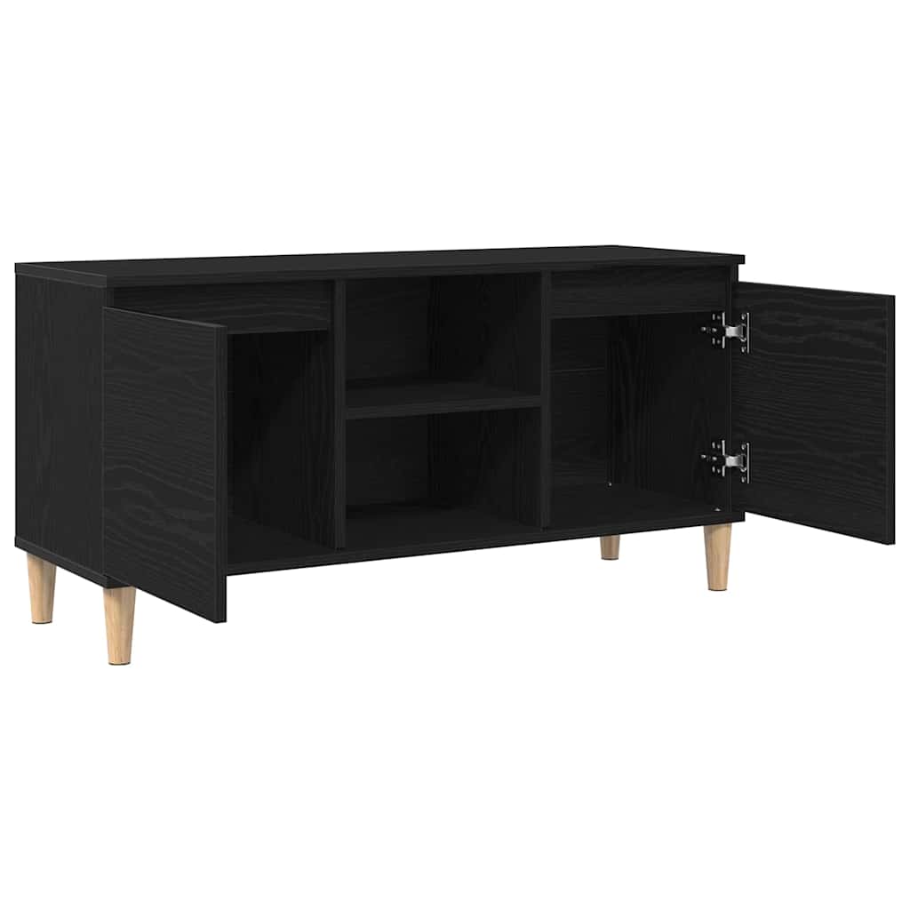 TV ormar Crni hrast 102 x 35 x 50 cm Konstruirano drvo