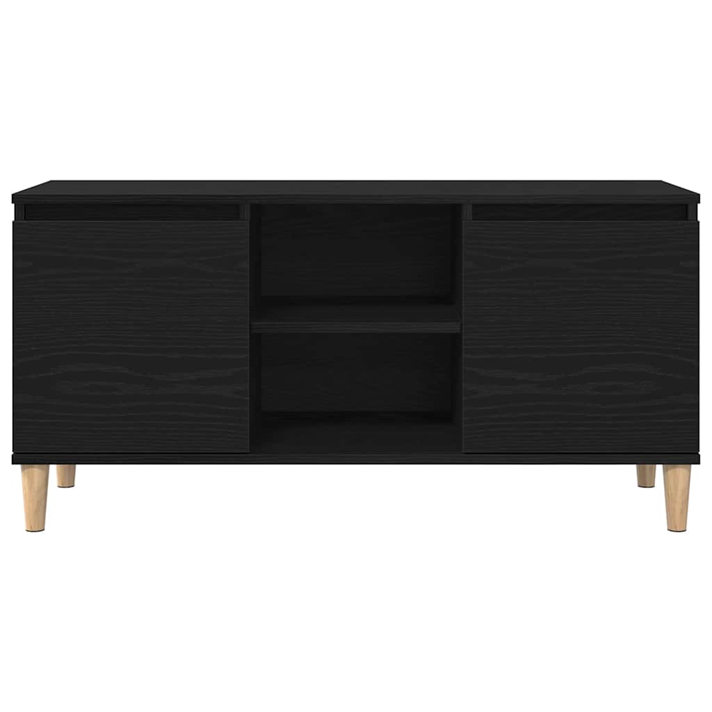 TV ormar Crni hrast 102 x 35 x 50 cm Konstruirano drvo