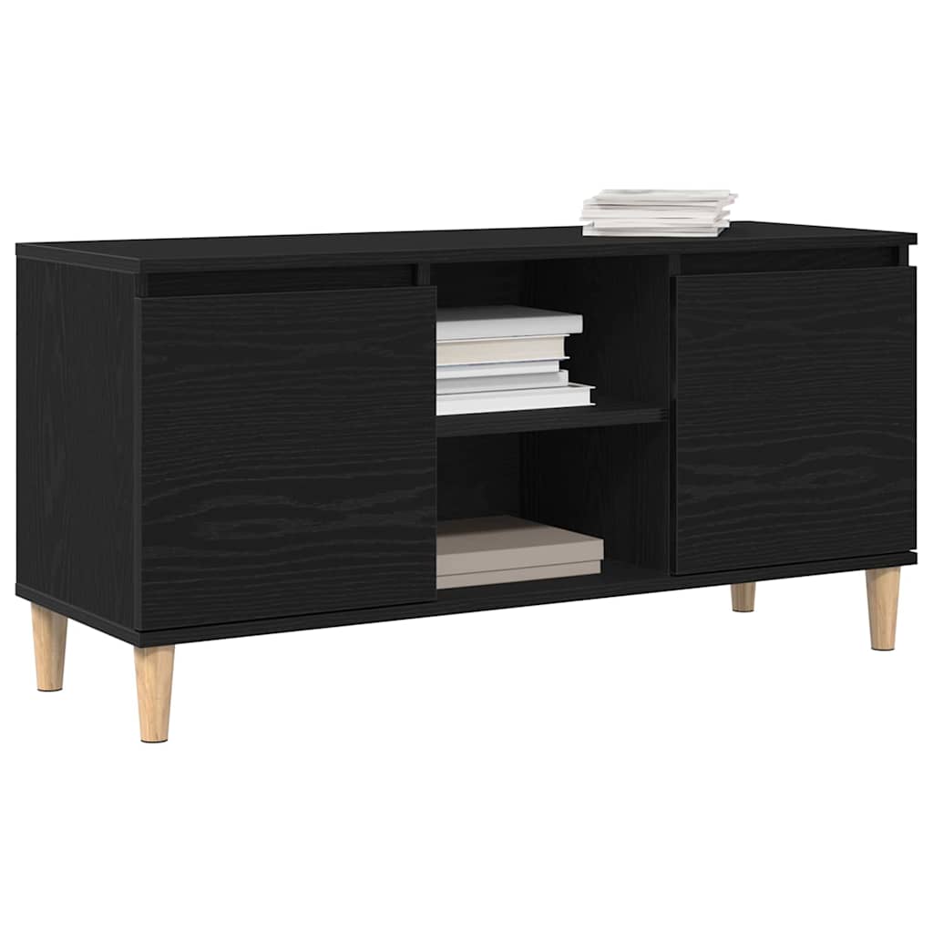 TV ormar Crni hrast 102 x 35 x 50 cm Konstruirano drvo