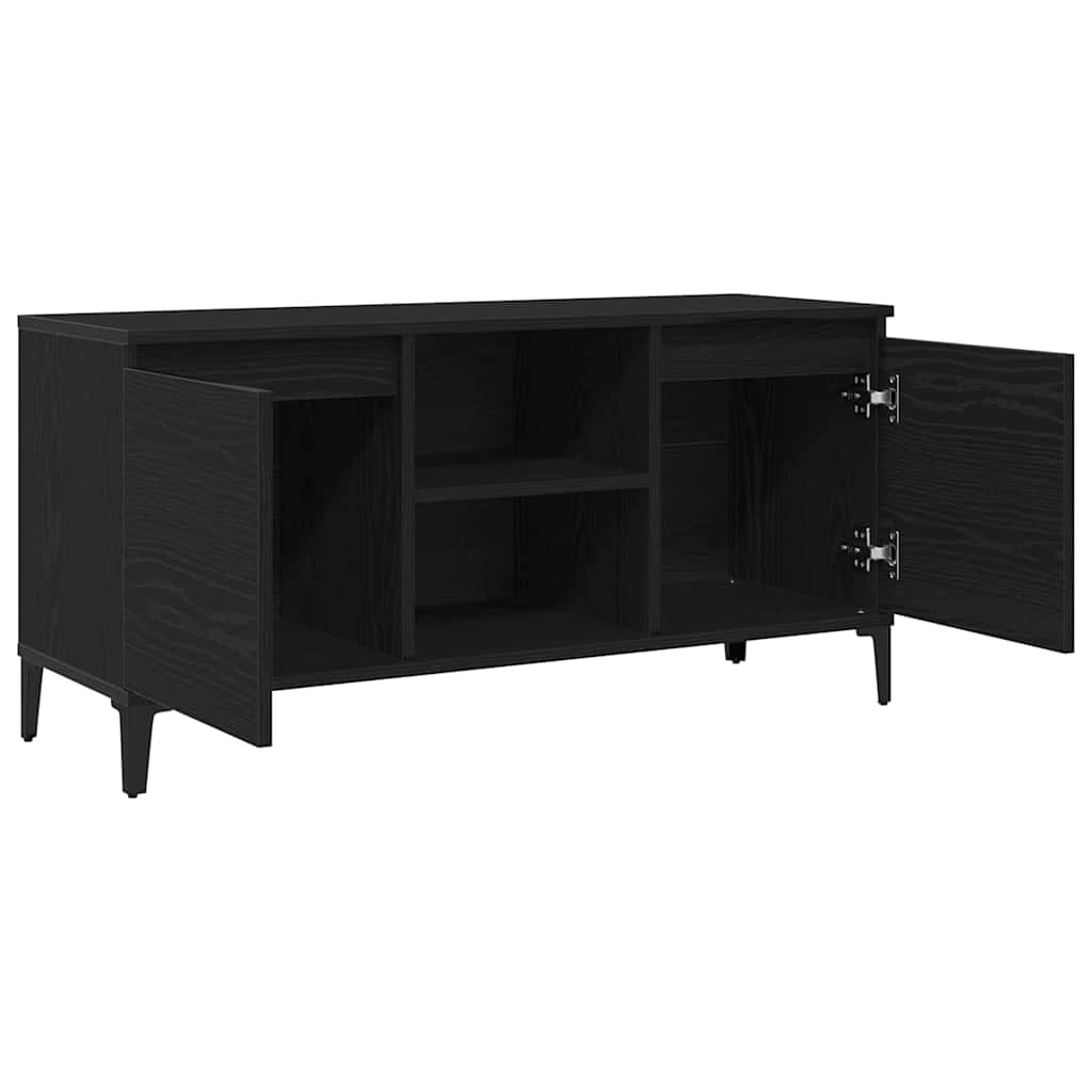 TV ormar Crni hrast 102 x 35 x 50 cm Konstruirano drvo