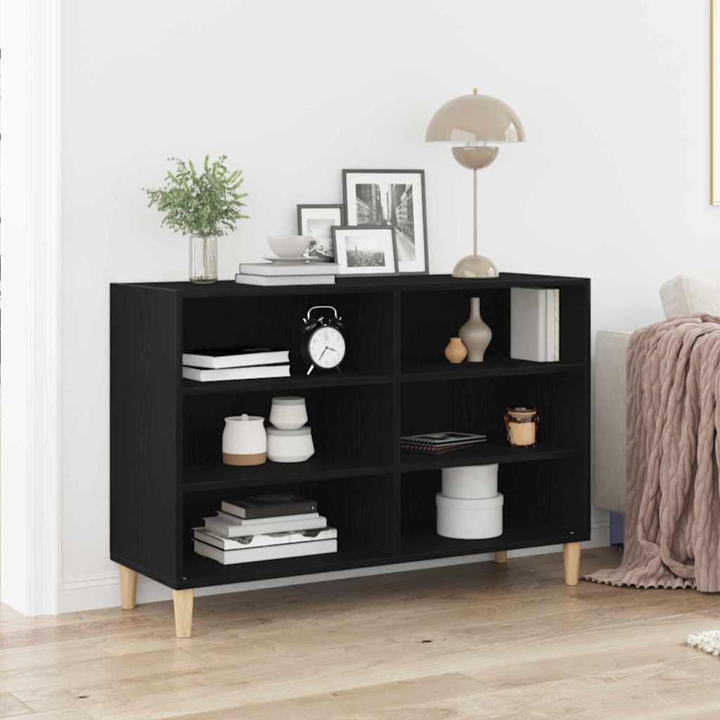 Kreveta Crni hrast 103,5 x 35 x 70 cm Konstruirano drvo