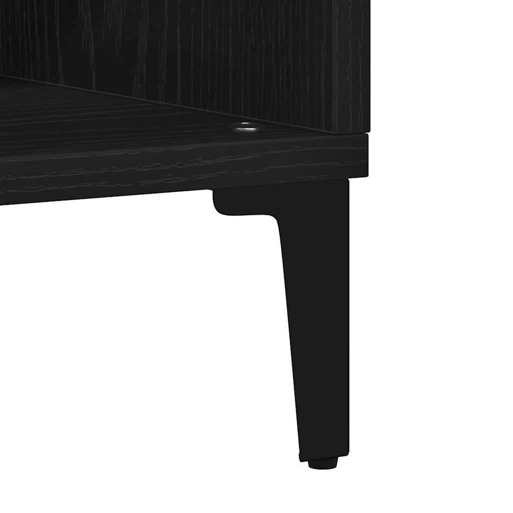Kreveta Crni hrast 103,5 x 35 x 70 cm Konstruirano drvo