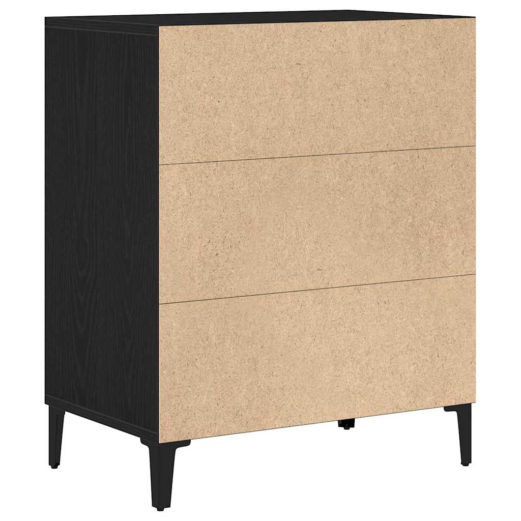 Kreveta Crni hrast 57 x 35 x 70 cm Konstruirano drvo