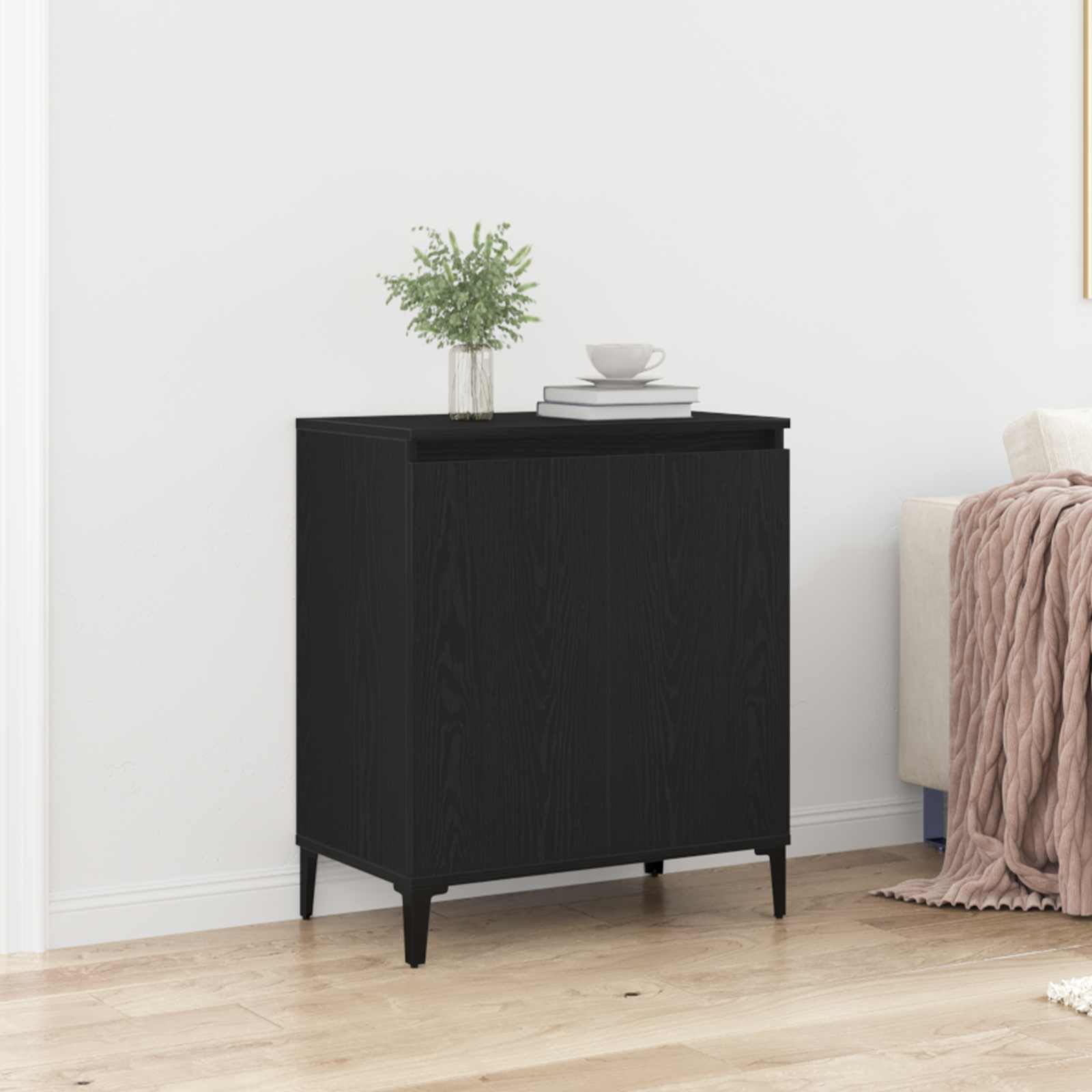 Kreveta Crni hrast 60 x 35 x 70 cm Konstruirano drvo
