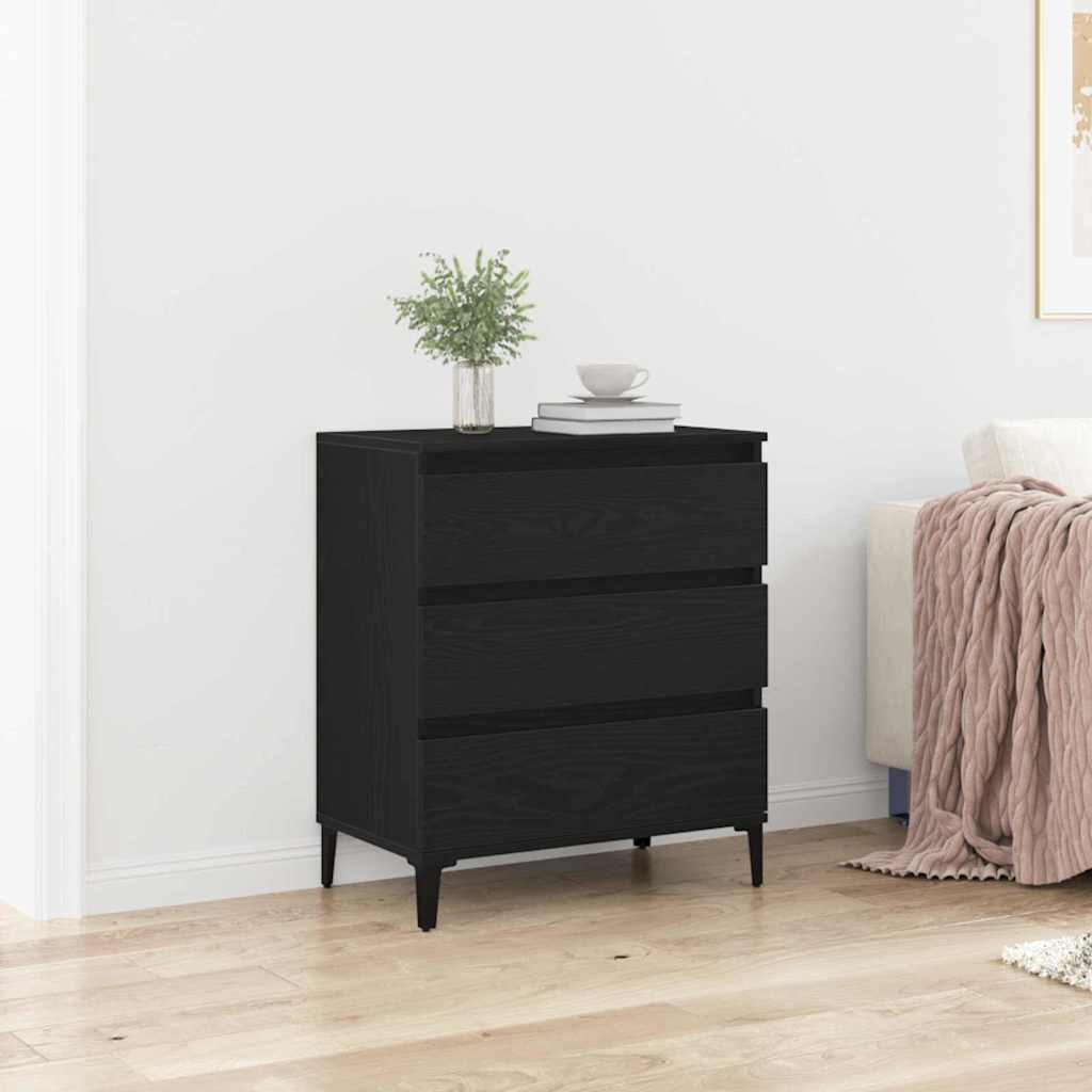 Kreveta s ladicama Crni hrast 60 x 35 x 70 cm Konstruirano drvo