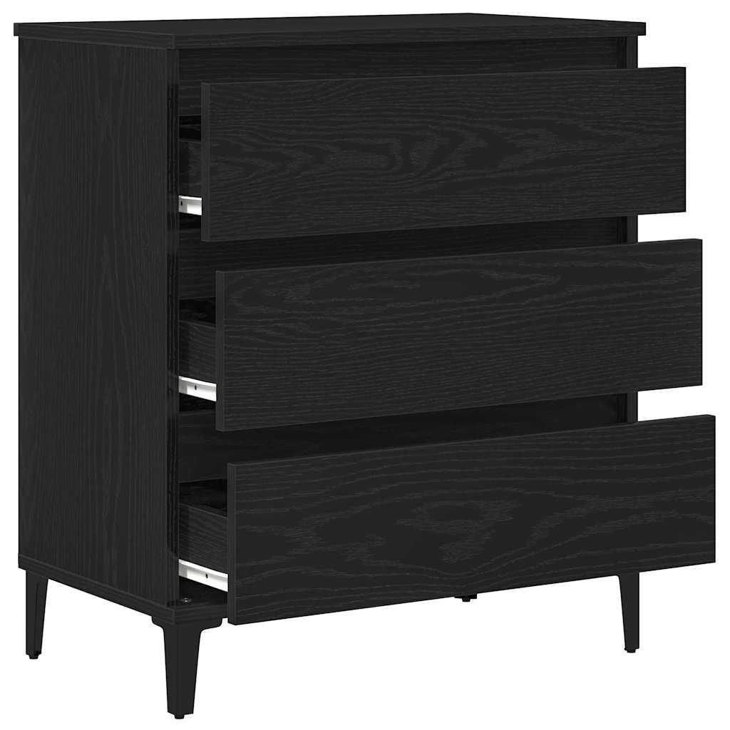 Kreveta s ladicama Crni hrast 60 x 35 x 70 cm Konstruirano drvo