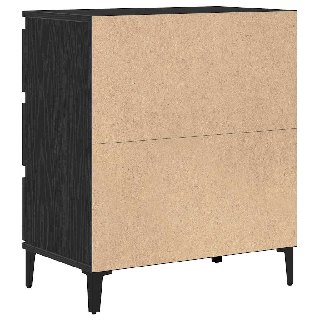 Kreveta s ladicama Crni hrast 60 x 35 x 70 cm Konstruirano drvo