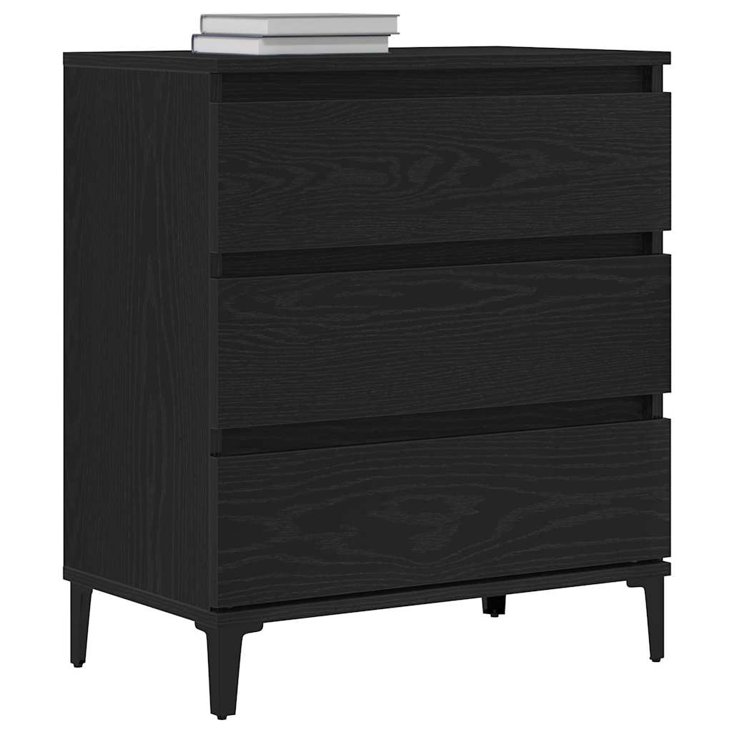 Kreveta s ladicama Crni hrast 60 x 35 x 70 cm Konstruirano drvo
