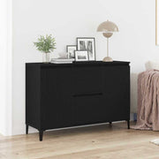 Kreveta Crni hrast 104 x 35 x 70 cm Konstruirano drvo