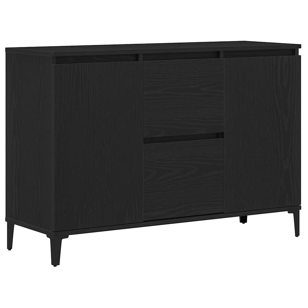 Kreveta Crni hrast 104 x 35 x 70 cm Konstruirano drvo