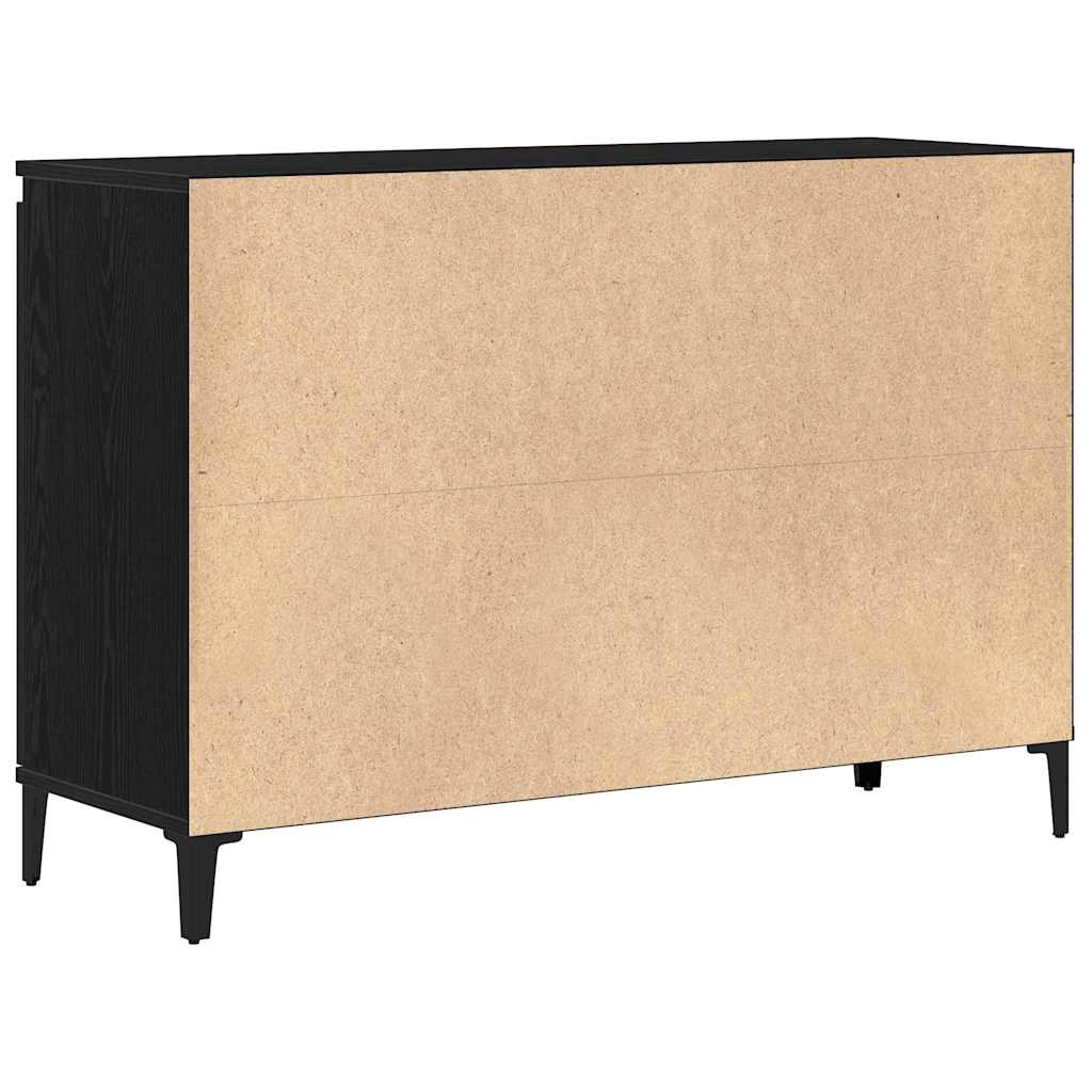 Kreveta Crni hrast 104 x 35 x 70 cm Konstruirano drvo