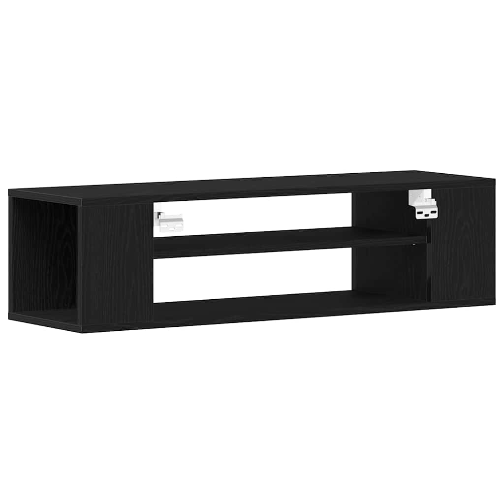 TV ormar Crni hrast 100 x 30 x 26,5 cm Konstruirano drvo