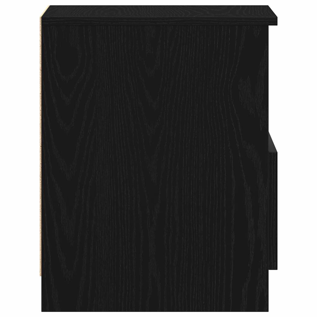 Noćni ormar Crni hrast 40 x 40 x 50 cm Konstruirano drvo