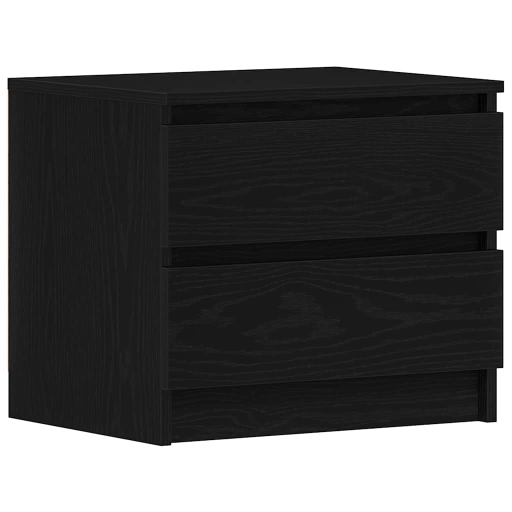 Noćni ormar Crni hrast 50 x 40 x 43,5 cm Konstruirano drvo