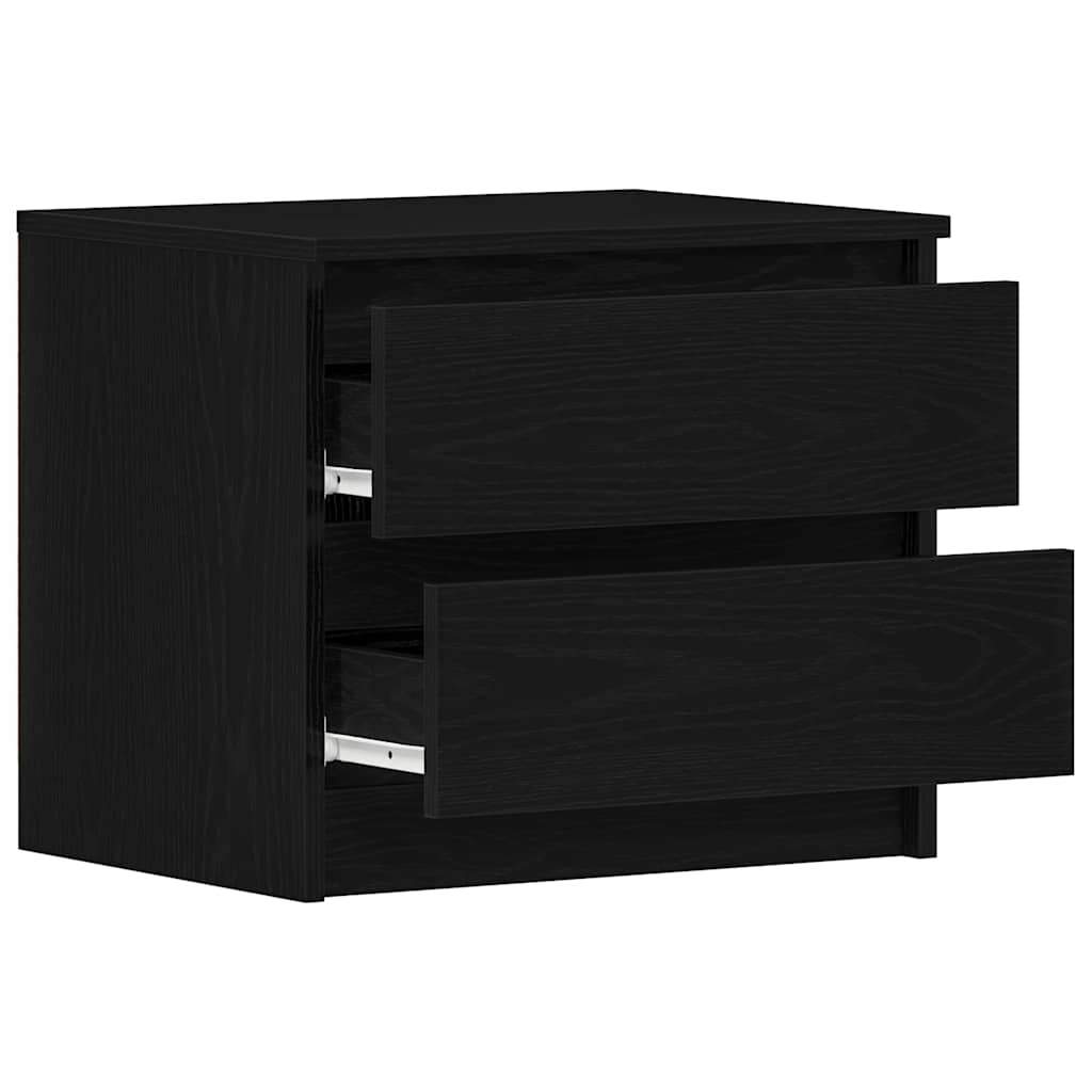 Noćni ormar Crni hrast 50 x 40 x 43,5 cm Konstruirano drvo