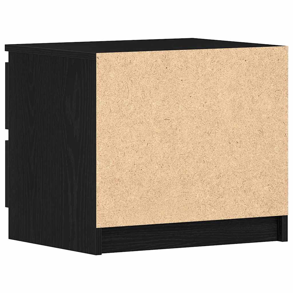 Noćni ormar Crni hrast 50 x 40 x 43,5 cm Konstruirano drvo
