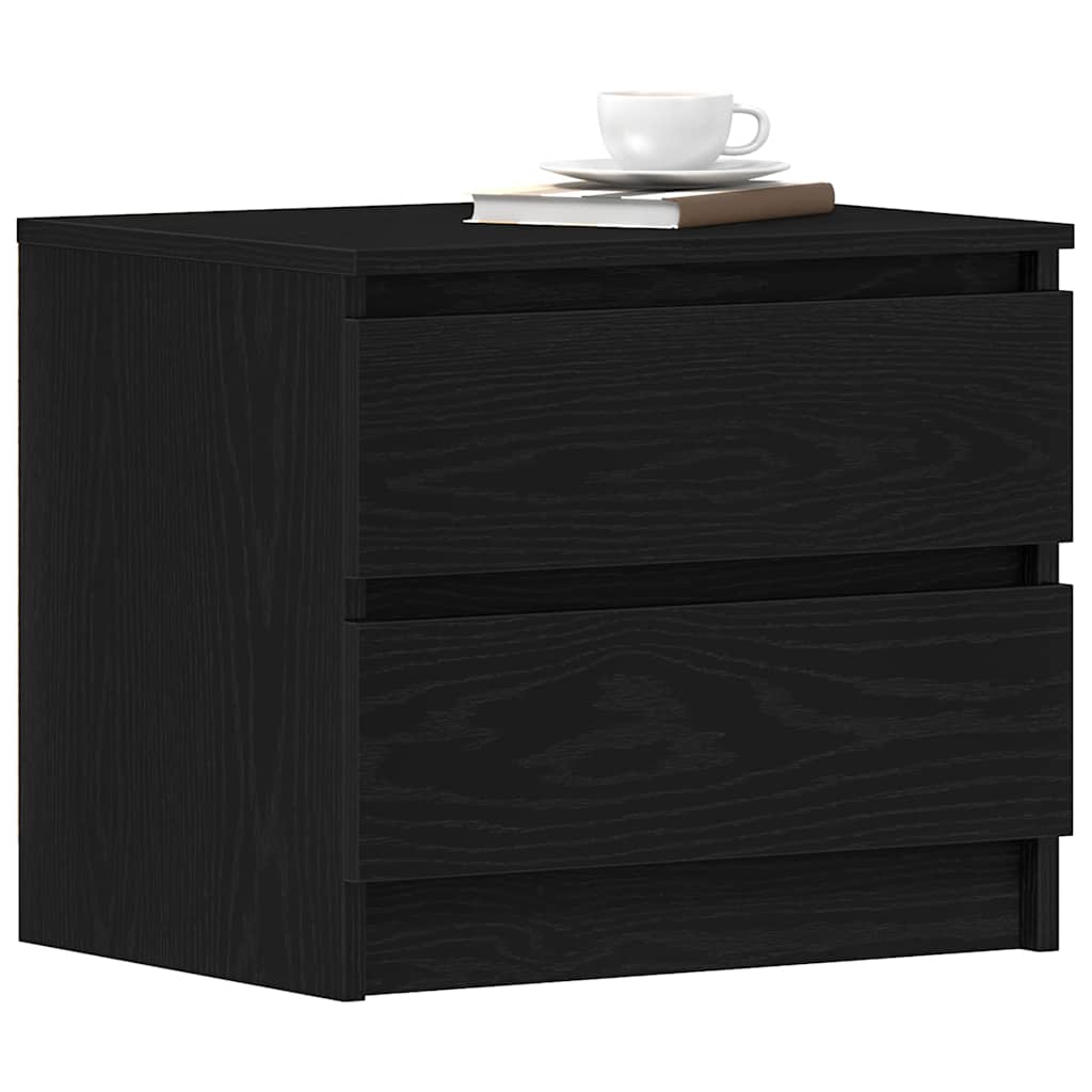 Noćni ormar Crni hrast 50 x 40 x 43,5 cm Konstruirano drvo