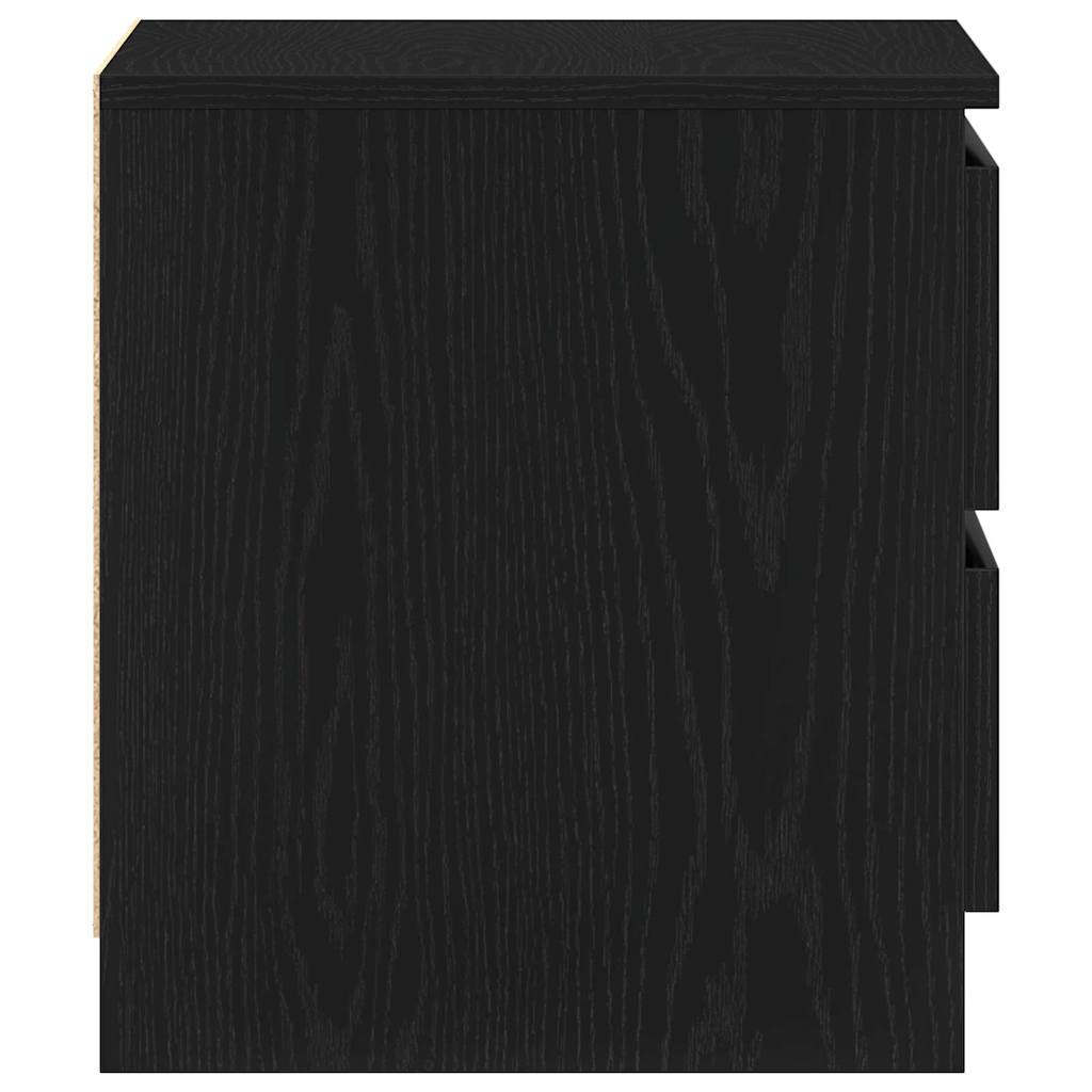 Noćni ormar Crni hrast 50 x 40 x 43,5 cm Konstruirano drvo