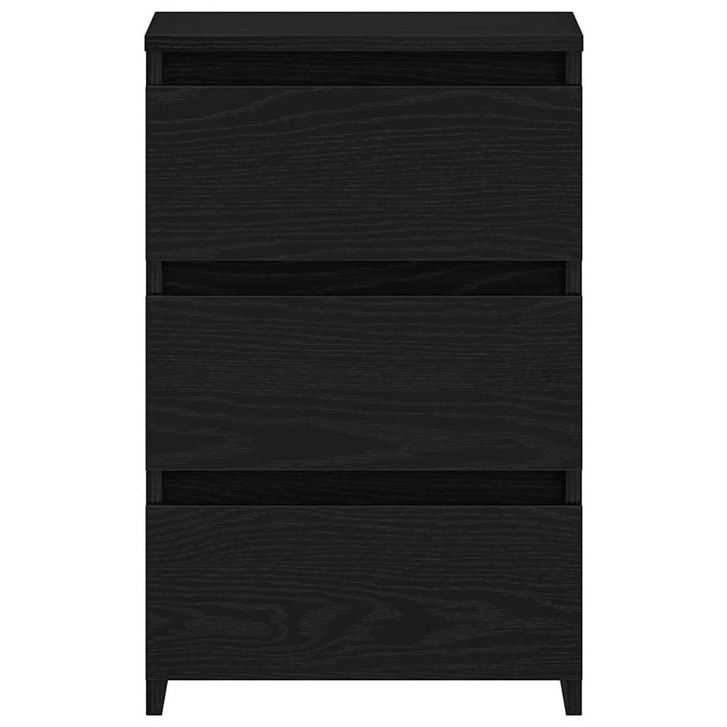 Noćni ormar s ladicama 2 pcs Crni hrast 40 x 35 x 62,5 cm