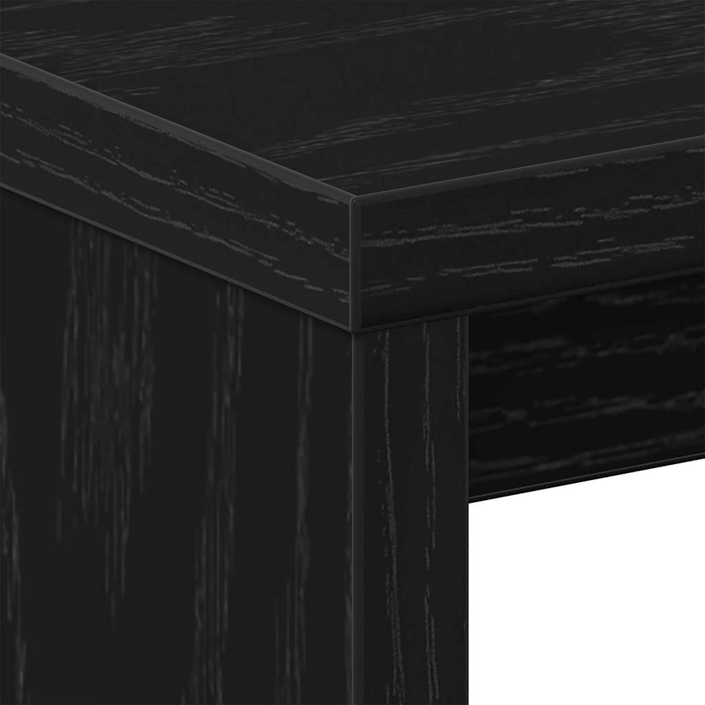 Noćni ormar 2 pcs Crni hrast 40 x 30 x 40 cm Konstruirano drvo