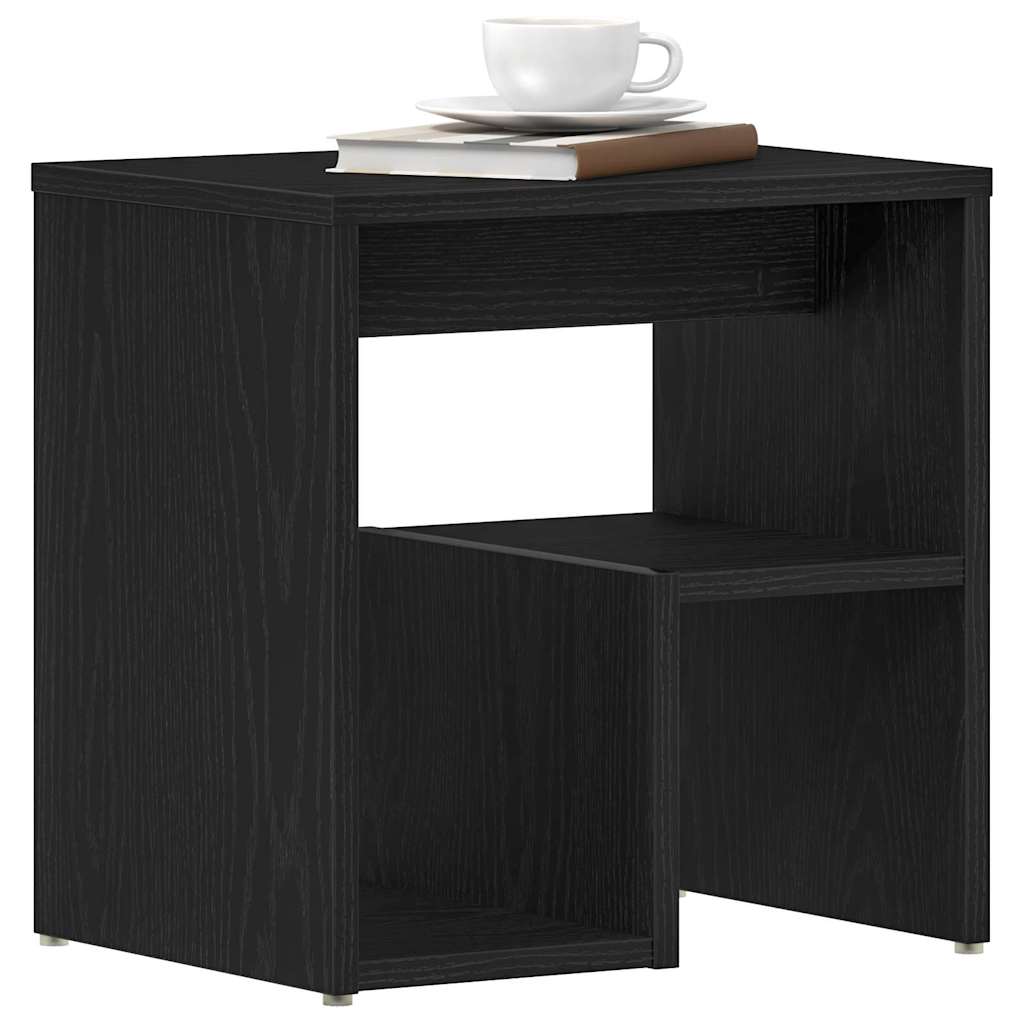 Noćni ormar 2 pcs Crni hrast 40 x 30 x 40 cm Konstruirano drvo