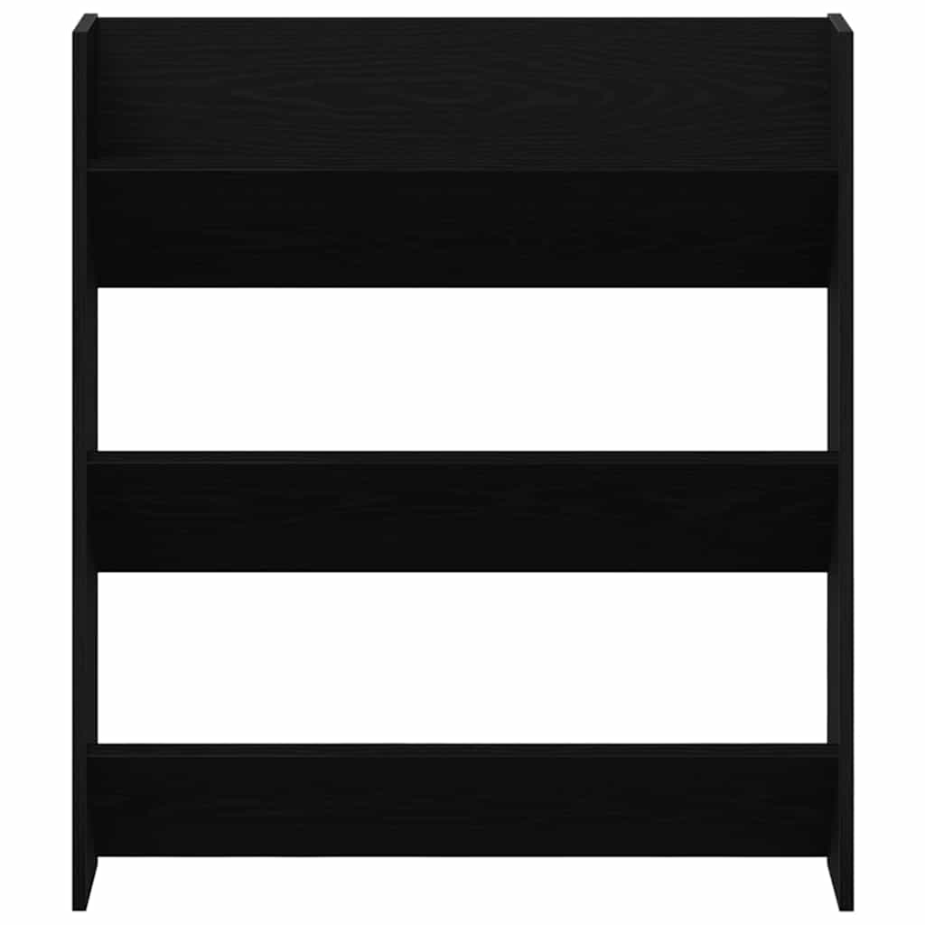 Ormar za cipele Crni hrast 80 x 18 x 90 cm Konstruirano drvo