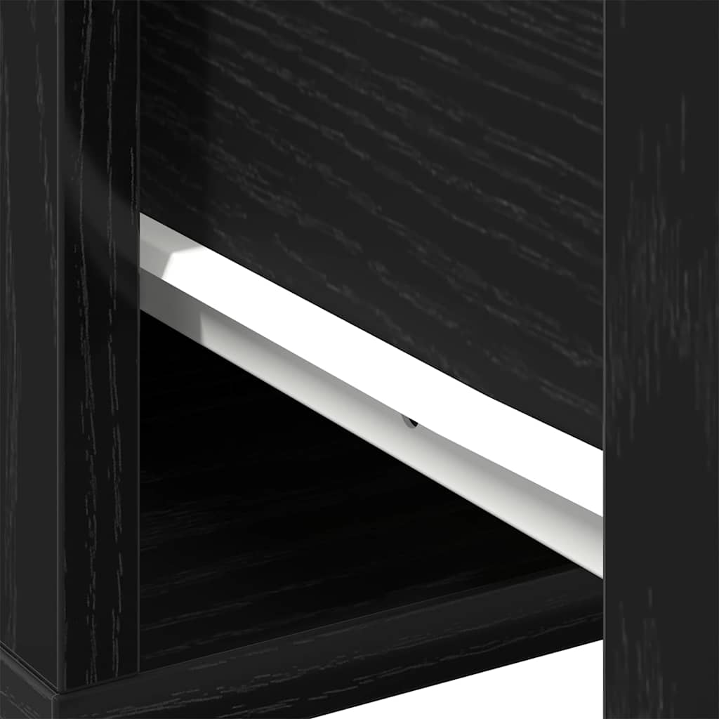 Kava Stol Crni hrast 60 x 60 x 38 cm Konstruirano drvo