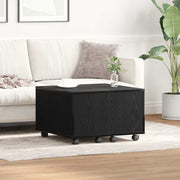 Kava Stol Crni hrast 60 x 60 x 38 cm Konstruirano drvo