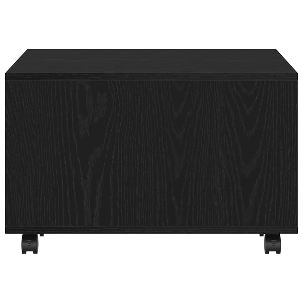 Kava Stol Crni hrast 60 x 60 x 38 cm Konstruirano drvo
