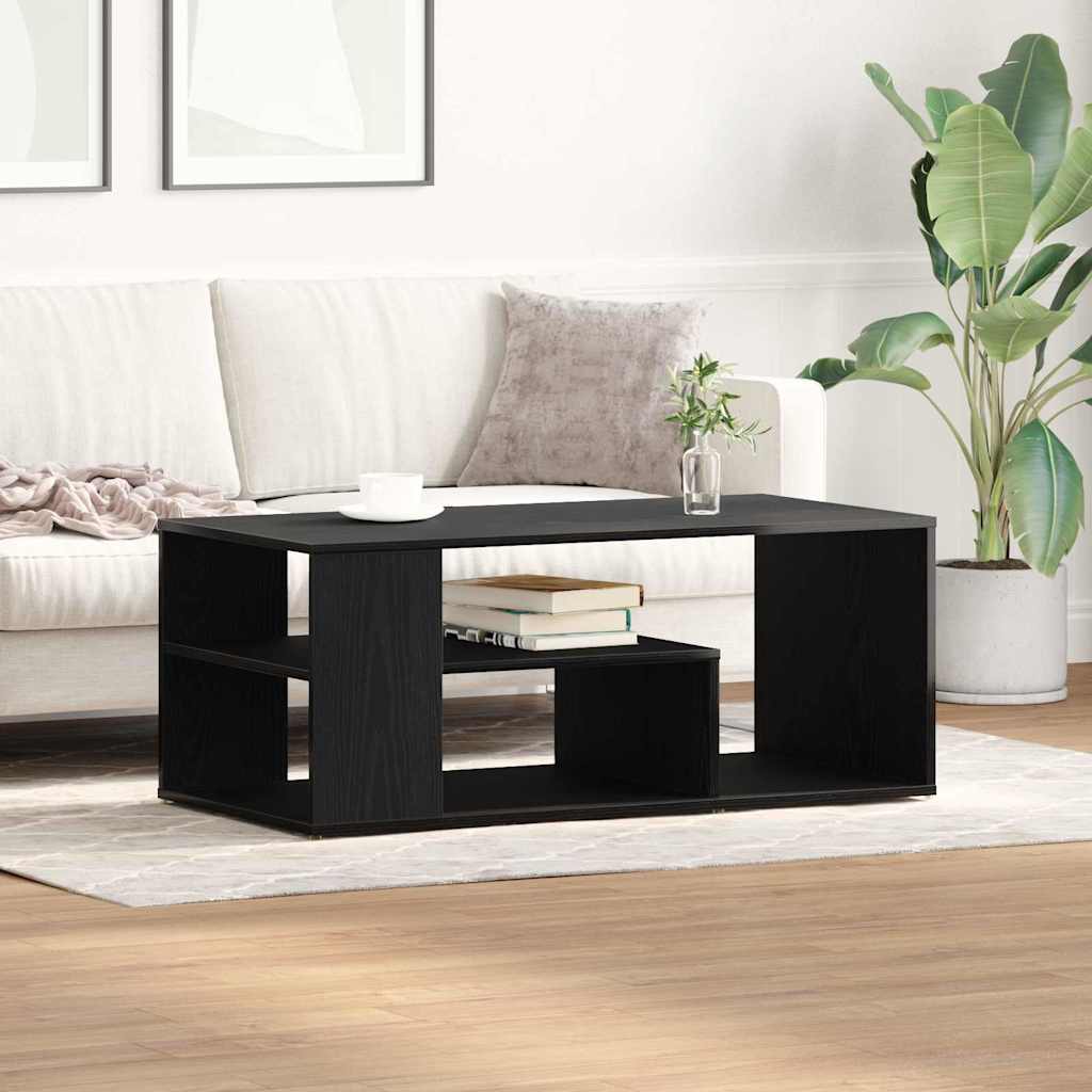Kava Stol Crni hrast 100 x 50 x 40 cm Konstruirano drvo