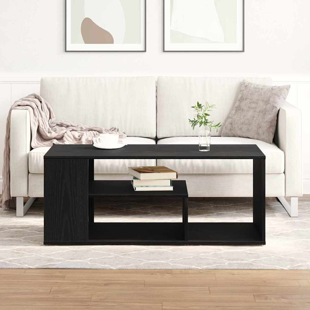 Kava Stol Crni hrast 100 x 50 x 40 cm Konstruirano drvo